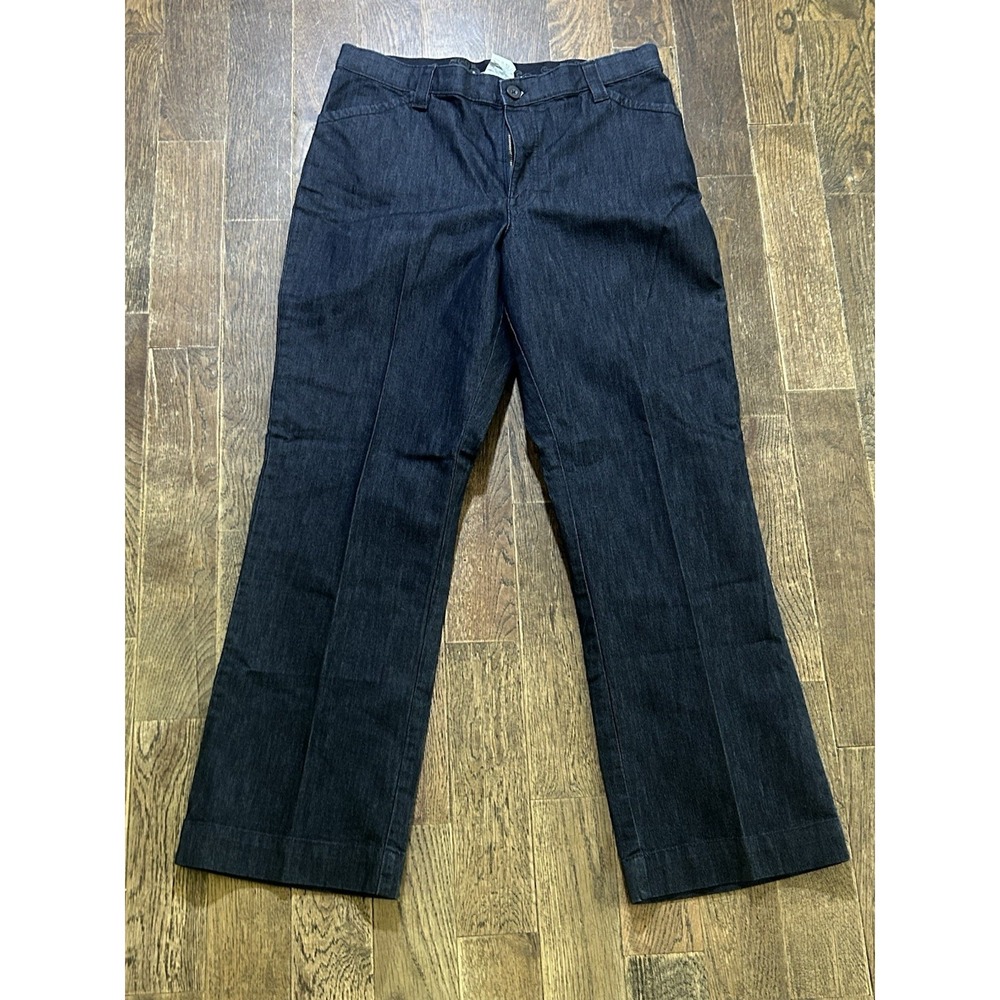 Lee Comfort Waistband Womens  Size 14 Short Jeans  Stretch Dark Wash Trouser